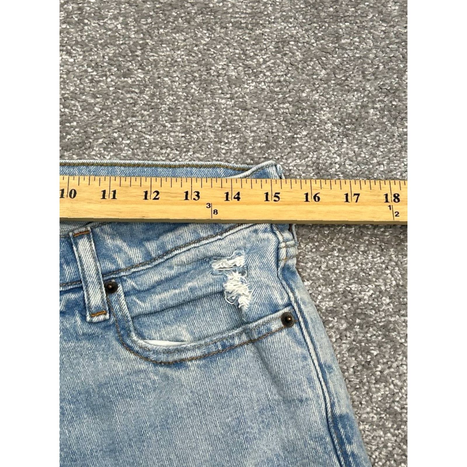 Abercrombie & Fitch Abercrombie & Fitch Jeans Mens 32 Blue Cotton Denim 30x33 Straight 5-Pocket Design Regular Modern Vintage No Size US 32 / EU 48 - 3 Thumbnail