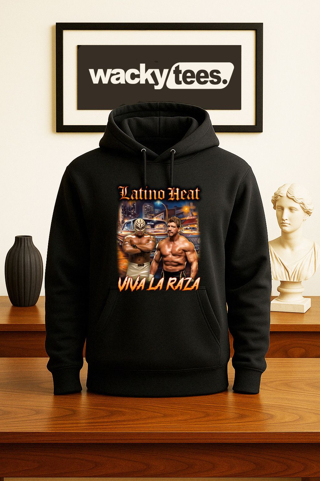 Other Latino Heat Viva La Raza Lowrider Eddie Graphic Tee Shirt Size US L / EU 52-54 / 3 - 4 Thumbnail