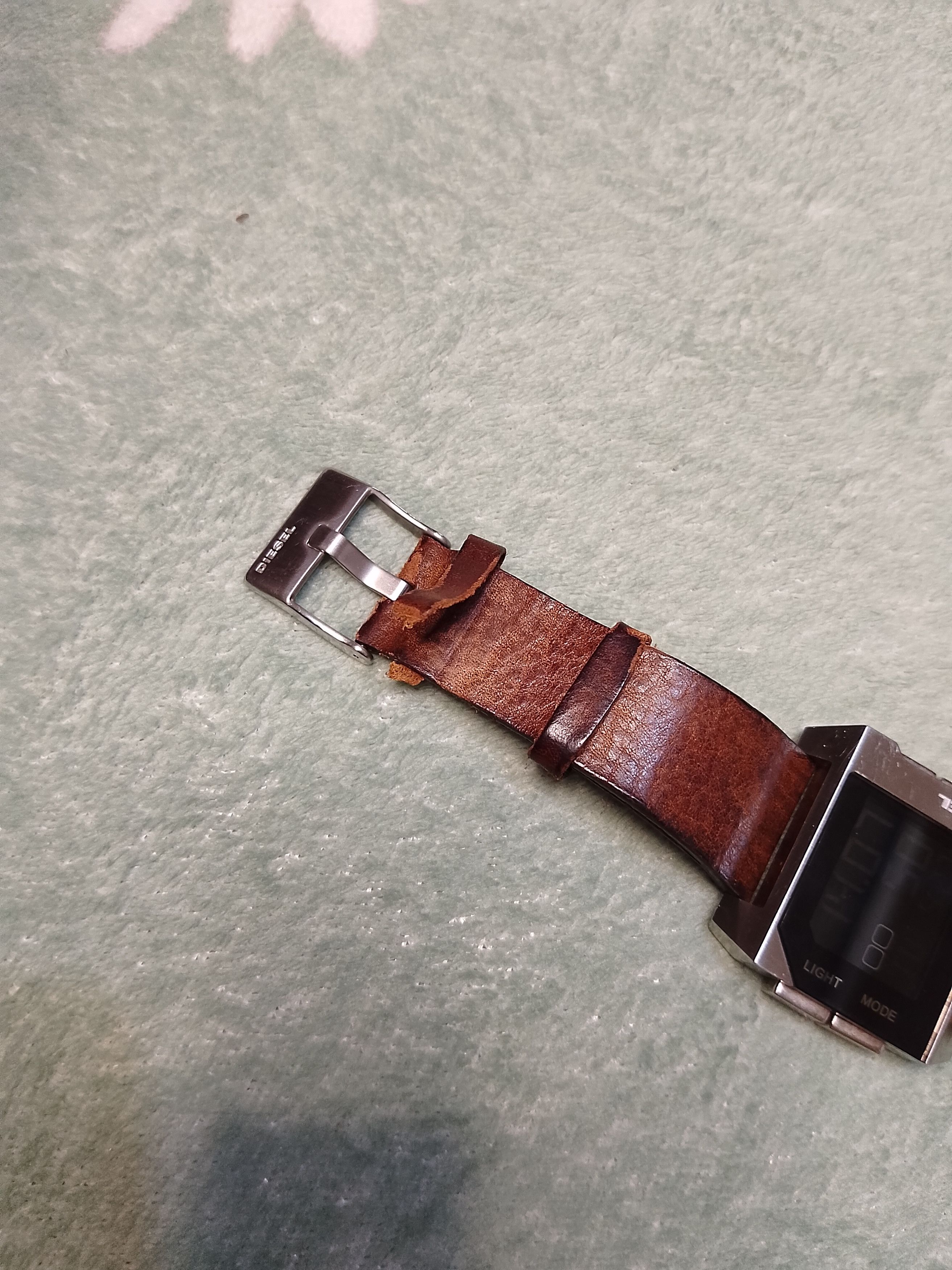 Vintage Y2k Diesel DZ - 7172 Digital Watch