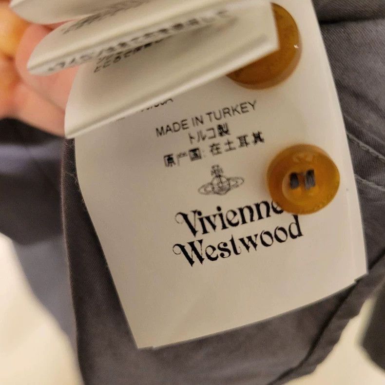 Vivienne Westwood Vivienne Westwood Gray three button cotton shirt Size US S / EU 44-46 / 1 - 7 Thumbnail