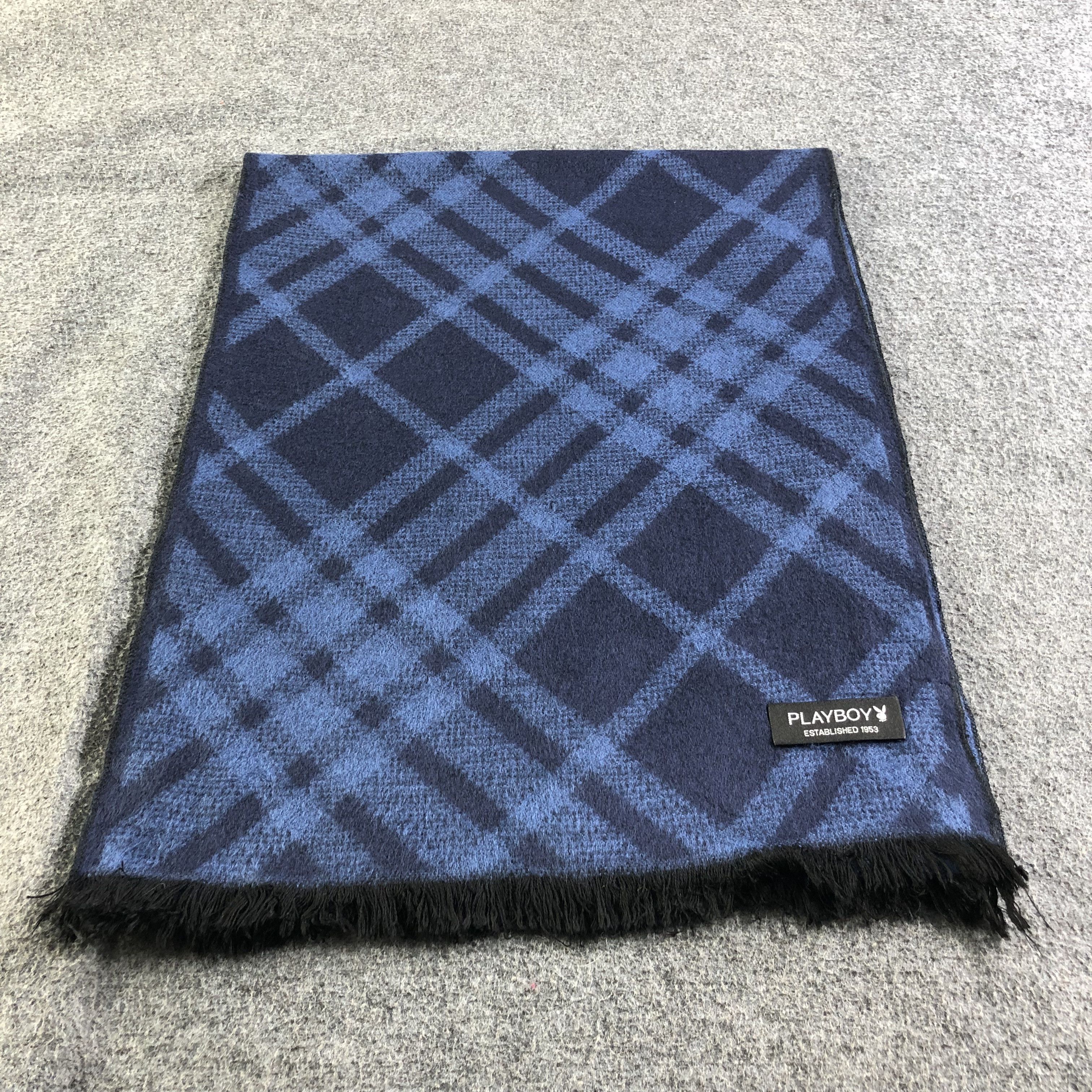 Playboy Playboy Argyle Scarf Muffler V1900 Size ONE SIZE - 2 Thumbnail