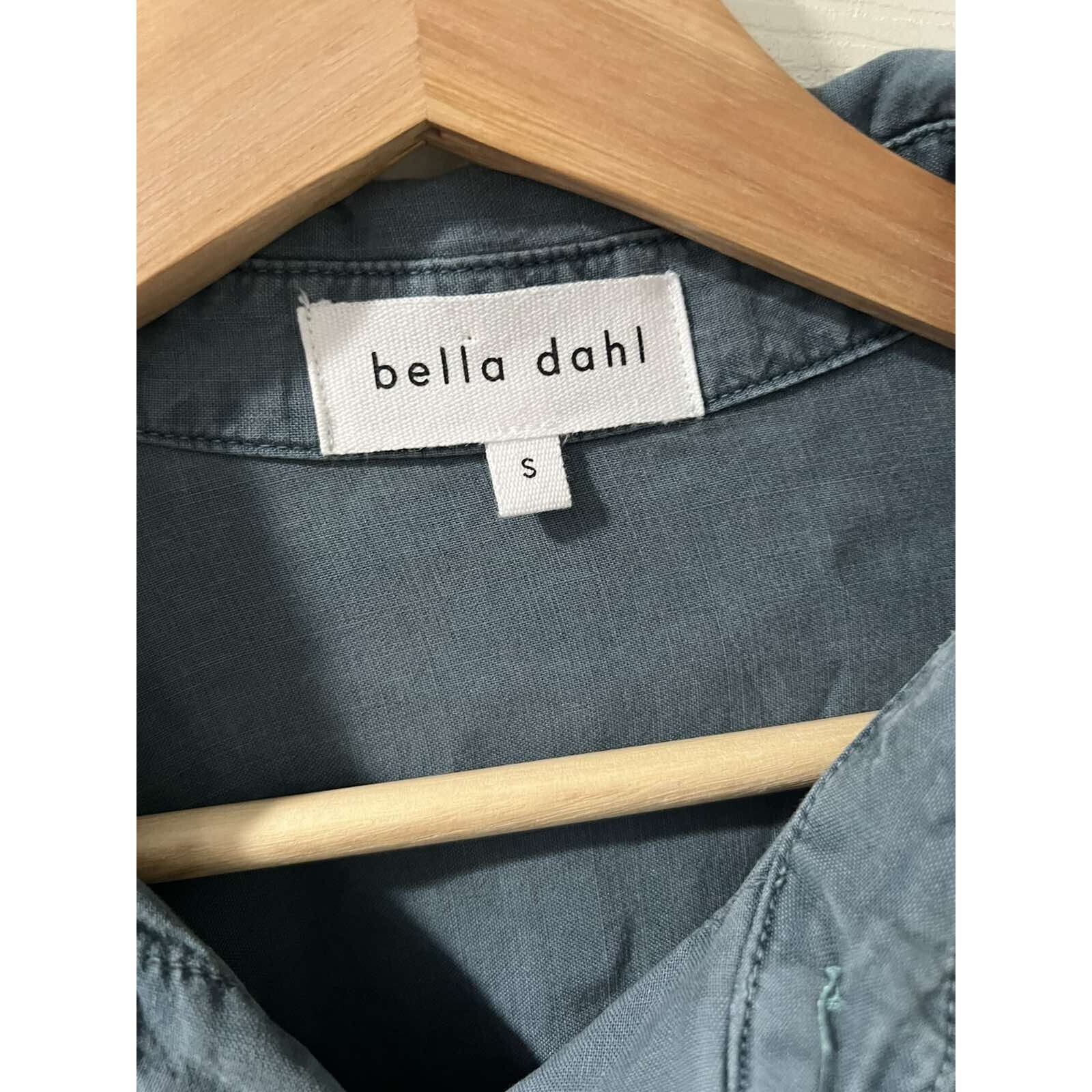 Bella Dahl Bella Dahl Utility Shirt Jacket S Green Button Front A001598 Size S / US 4 / IT 40 - 4 Thumbnail