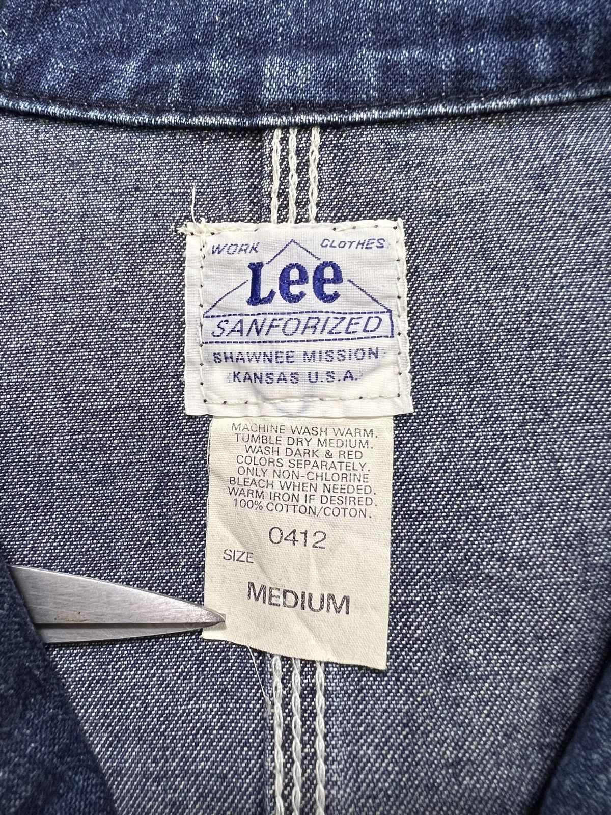 Lee Vintage Lee 0412 Repro Sanforized Chore Scovill Denim Jacket Size US M / EU 48-50 / 2 - 11 Thumbnail