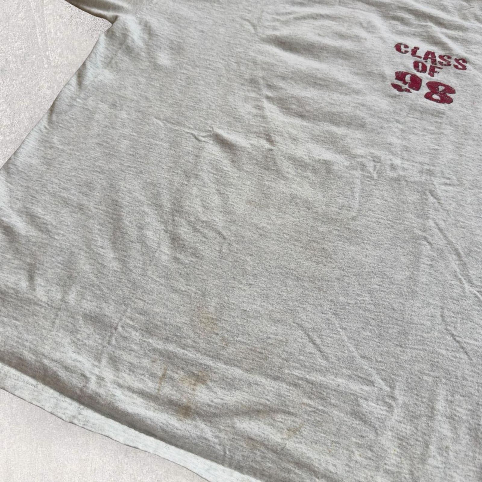 Fruit Of The Loom × Vintage Vintage 90s Class of ’98 Seniors T-Shirt Size US XL / EU 56 / 4 - 3 Thumbnail