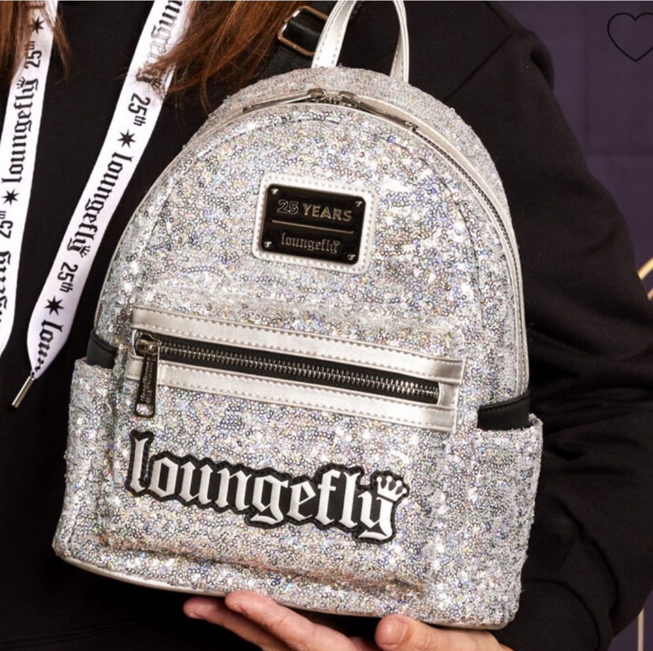 Other LOUNGEFLY SEQUIN 25th ANNIVERSARY MINI BOOKBAG Size ONE SIZE - 10 Thumbnail