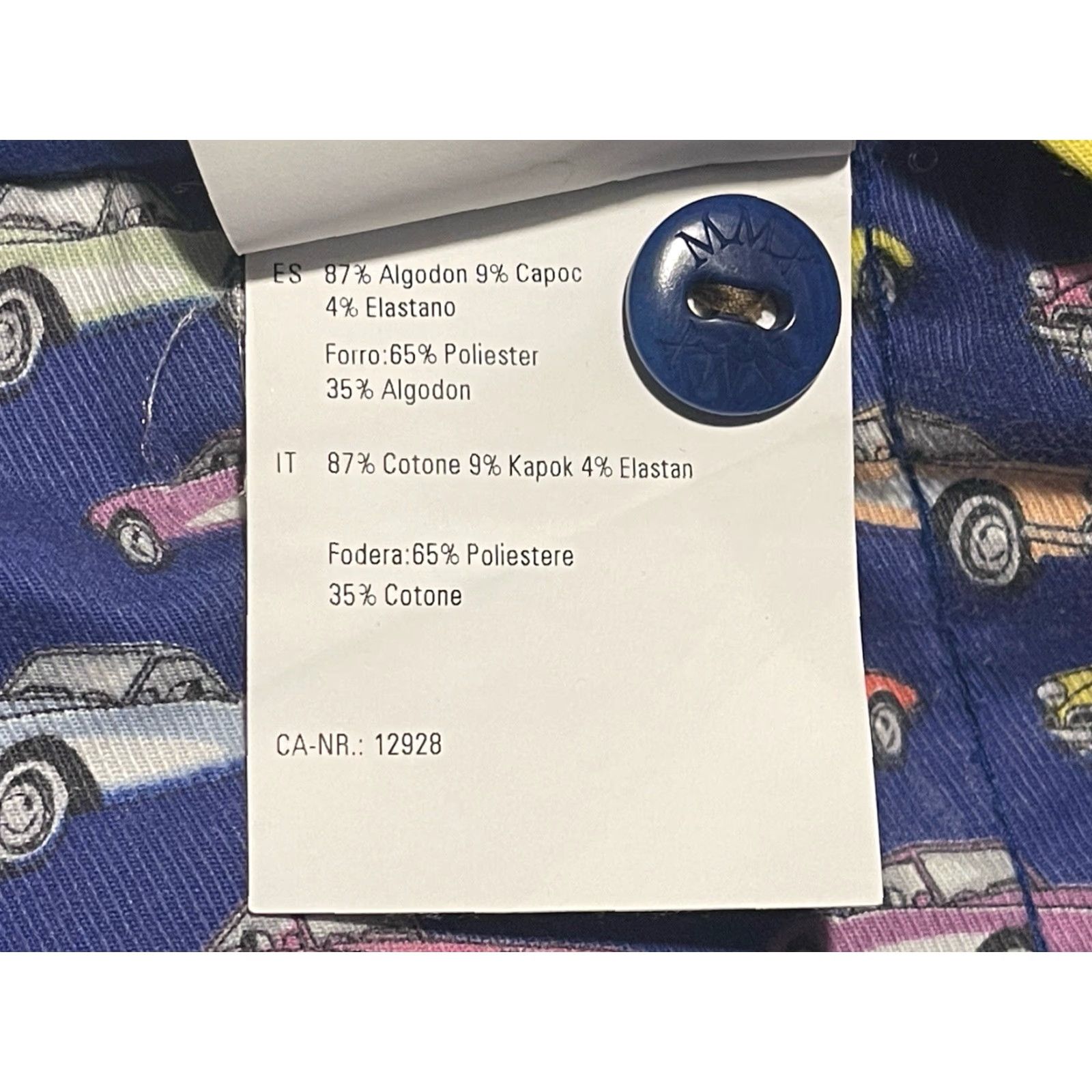 Vintage MMX Lupus Pants Chino Men 36 X 33.5 Blue Cotton Blend Front Flat Regular Pocket Casual Size US 36 / EU 52 - 5 Thumbnail