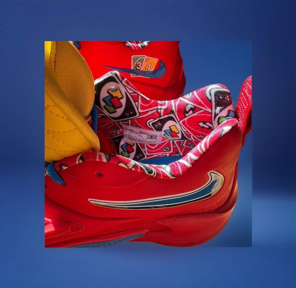 Nike UNO x Zoom Freak 3 NRG '50th Anniversary - Red' Size US 10.5 / EU 43-44 - 2 Thumbnail