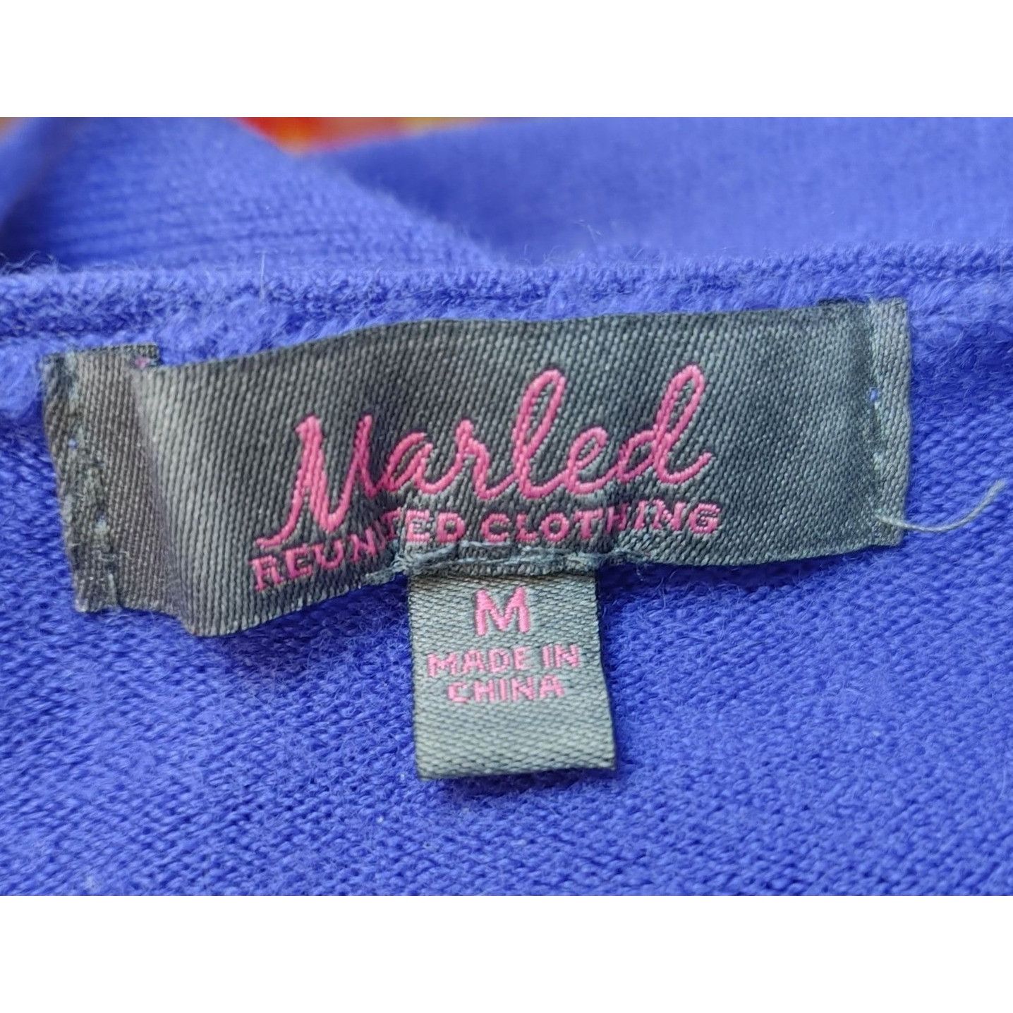 Other Marled Reunited Clothing Womens M Blue Long Sleeve Pullover Size M / US 6-8 / IT 42-44 - 4 Thumbnail