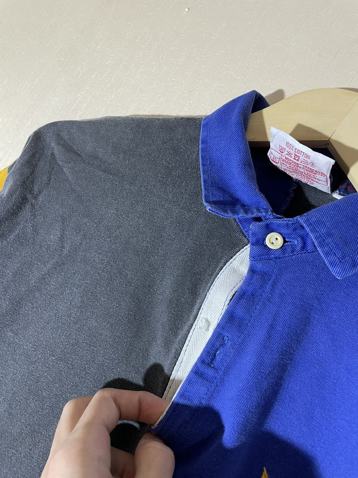 Cotton Traders × Vintage Cotton Oxford 4 nation vintage rugby jersey 80-90s Size US L / EU 52-54 / 3 - 6 Thumbnail