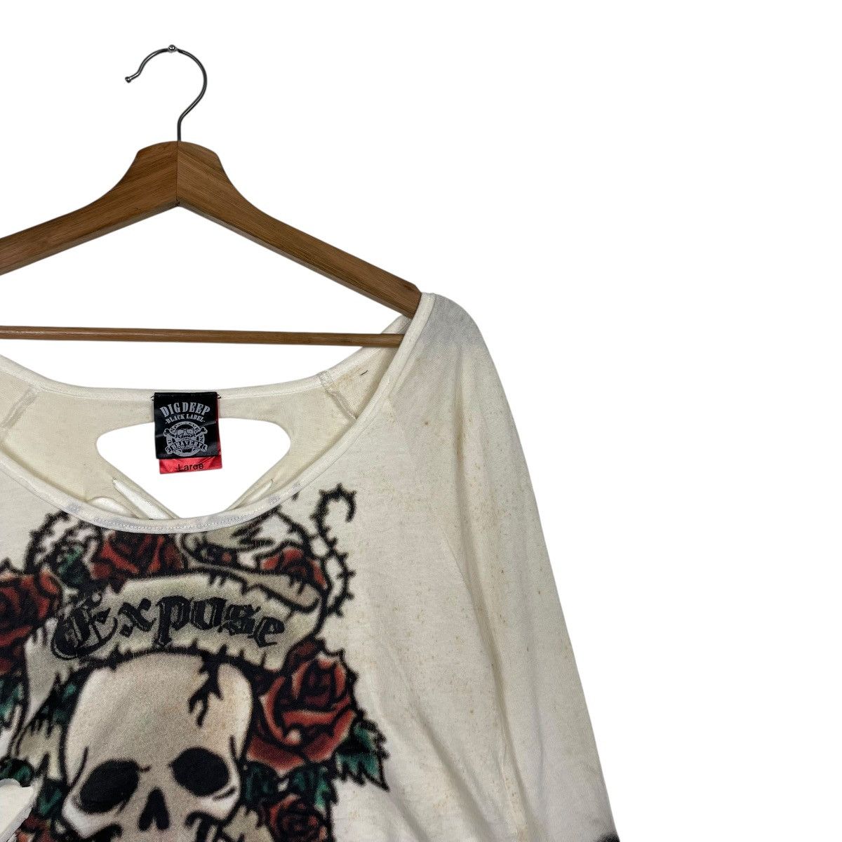 Dig Deep Japanese Brand Dig Deep Skull Punk Tee Size L / US 10 / IT 46 - 5 Thumbnail