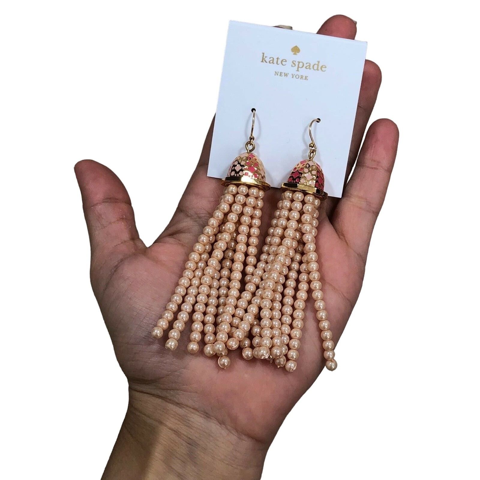 Kate Spade Kate Spade rambling rose lantern Tassel Earrings Size ONE SIZE - 4 Thumbnail