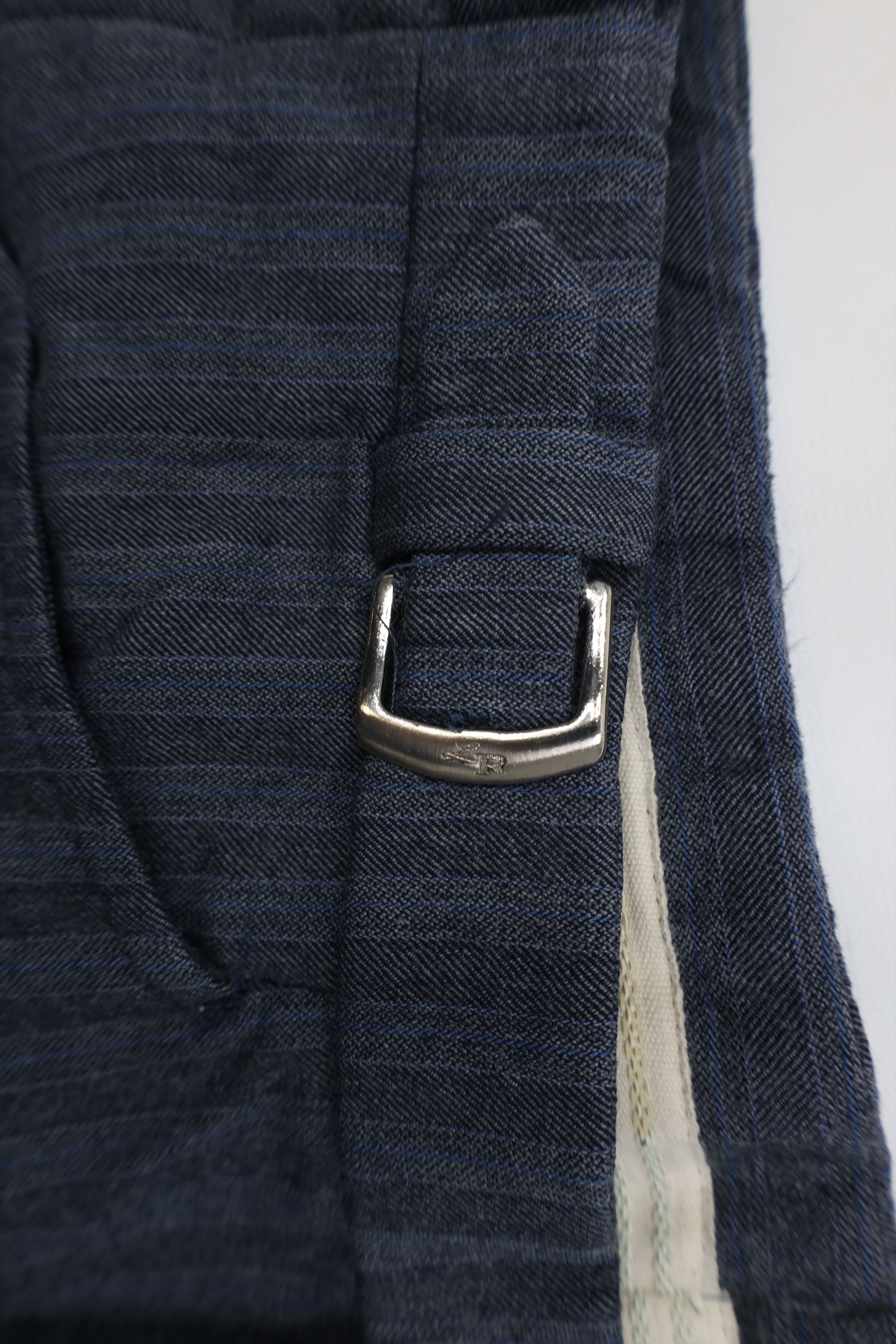 Vintage Vintage 60s Herringbone Buckle Wide Leg Chino Pants USA Size US 32 / EU 48 - 8 Thumbnail