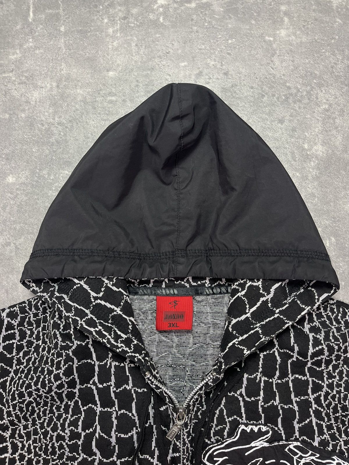 Japanese Brand Mondo Vintage 3D Tiger Zip Hoodie L Affliction Rare Size US L / EU 52-54 / 3 - 13 Thumbnail