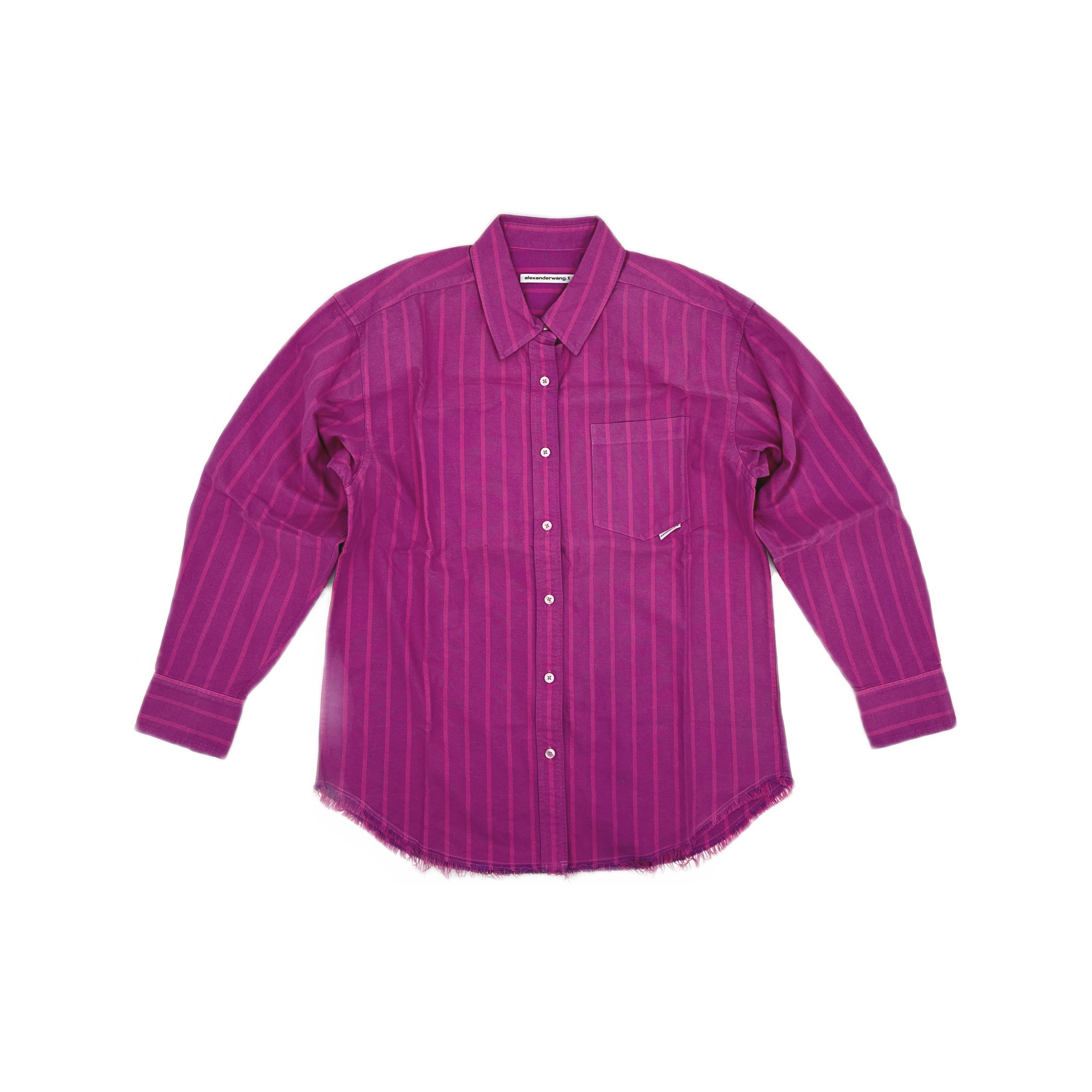 Alexander Wang Alexander Wang Striped Button Up Shirt XS Size XS / US 0-2 / IT 36-38 - 1 Thumbnail