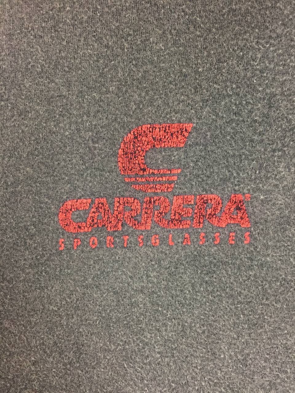 Carrera Vtg 90s Carrera Austrian Sports Glasses Small Logo Promo Tee Size US L / EU 52-54 / 3 - 4 Thumbnail