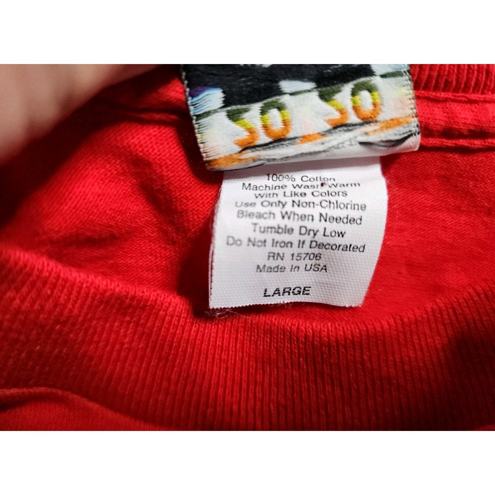 Vintage Vintage 2020 Sport Mens L Pocket Tee Red Cotton Short Sleeve Shirt Size US L / EU 52-54 / 3 - 6 Thumbnail
