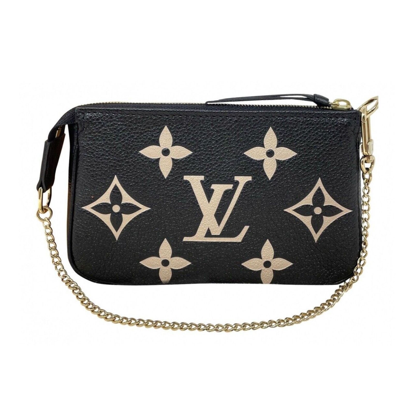 Louis Vuitton Mini Pochette Bicolor Empreinte Accessoires Pouch Black Size ONE SIZE - 9 Thumbnail
