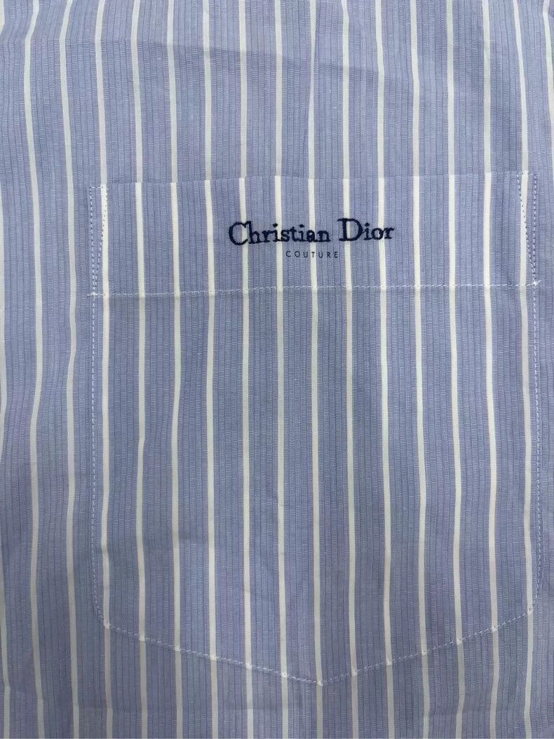 Dior Dior Long Sleeve ButtonUp Shirt with Stripes-2506 Size US M / EU 48-50 / 2 - 3 Thumbnail