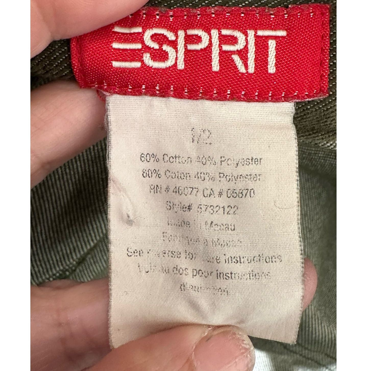 Esprit Esprit Y2K green denim Y2K raw hem mini skirt size 2 Size 26" / US 2 / IT 38 - 3 Thumbnail
