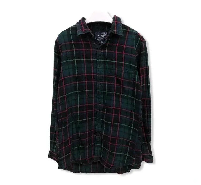 Flannel × Japanese Brand Japanese Brand Uniqlo Plaid Tartan Flannel Shirt 👕 Size US M / EU 48-50 / 2 - 1 Thumbnail