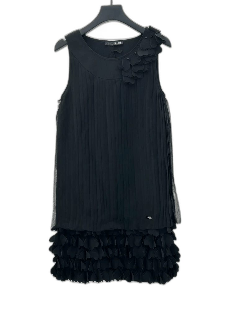 Gucci Liu Jo Pleated Dress with Ruffles Size S / US 4 / IT 40 - 1 Thumbnail