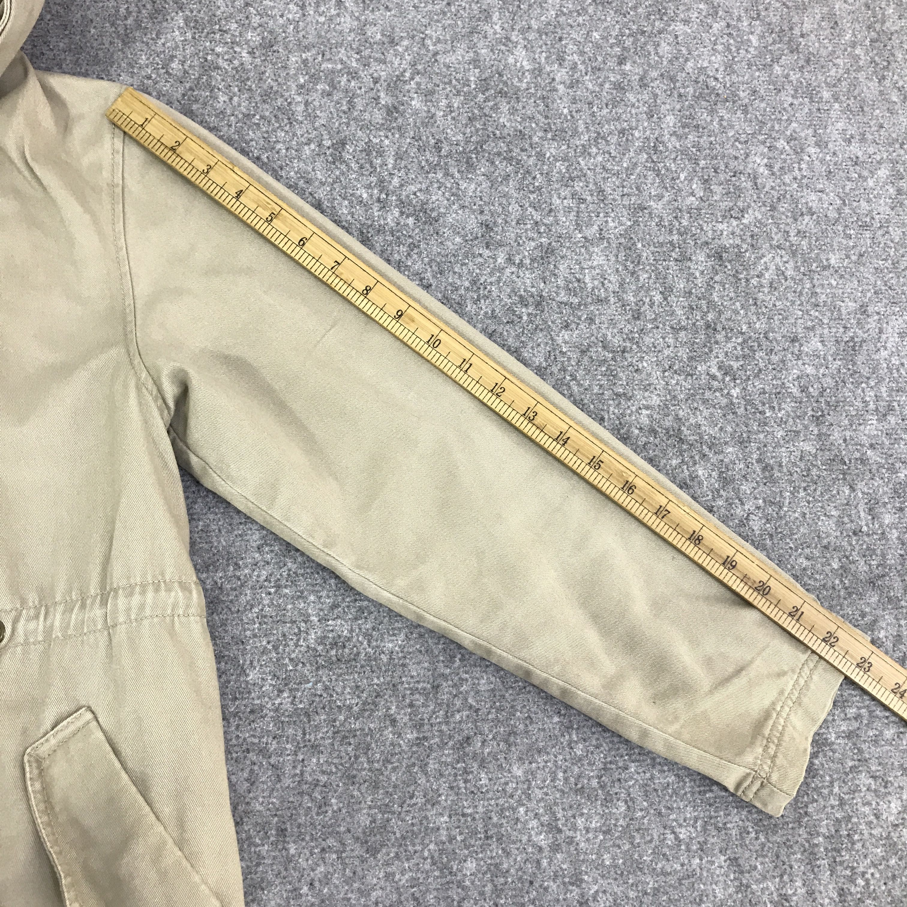 Japanese Brand BRUSH JAPAN STYLE HOODIE KHAKI JACKET K122B4 Size US M / EU 48-50 / 2 - 6 Thumbnail