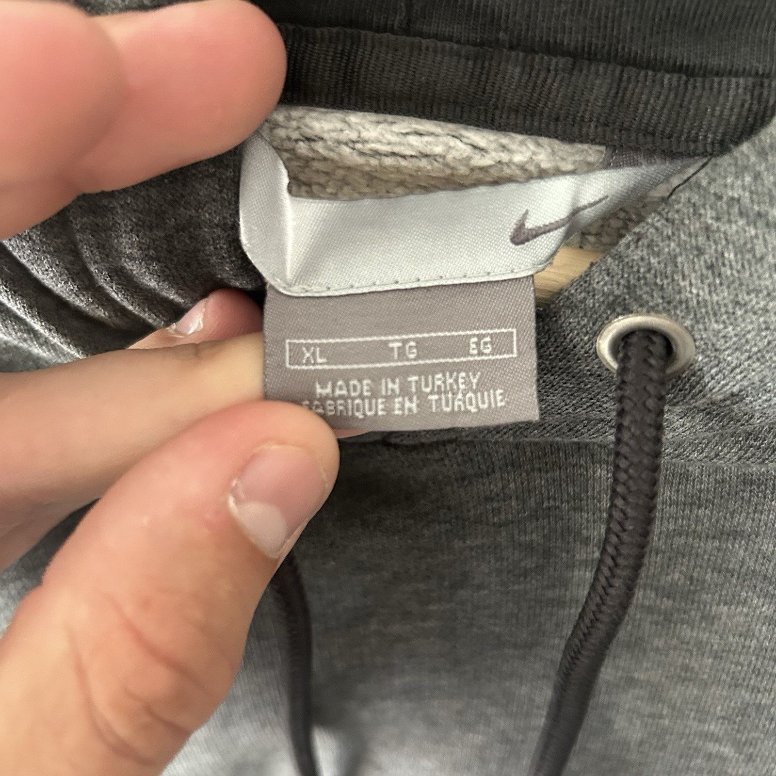 Nike Vintage Y2K Gray Nike Hoodie Men’s XL Sportswear Pullover Sw Size US XL / EU 56 / 4 - 6 Thumbnail