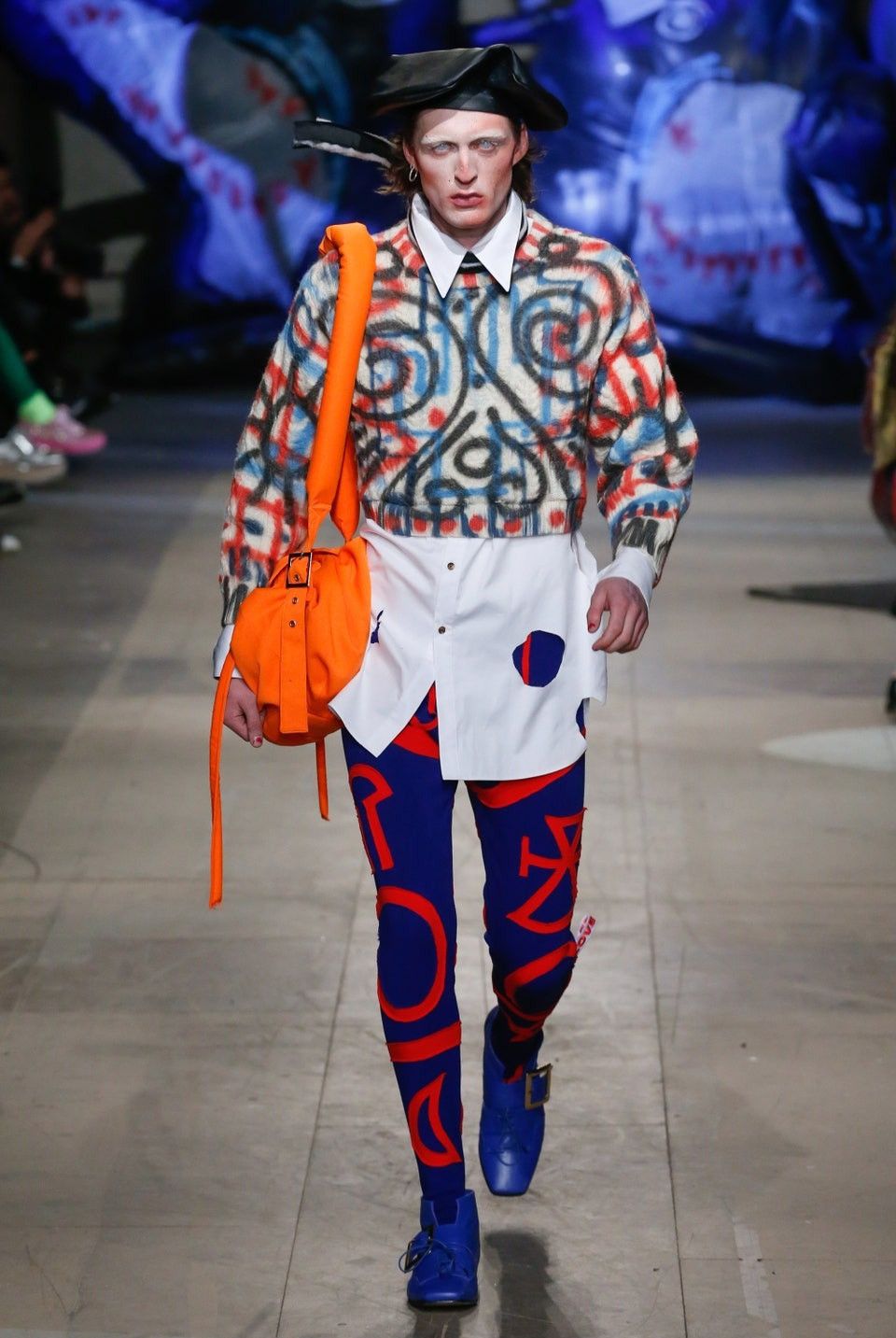 Charles Jeffrey LOVERBOY Charles Jeffrey Loverboy AW18 sprayed cable knit sweater Size US S / EU 44-46 / 1 - 2 Thumbnail