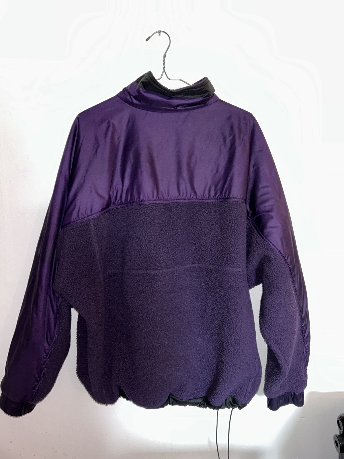Adidas Adidas Originals Fleece Anorak — Purple Size US M / EU 48-50 / 2 - 2 Thumbnail