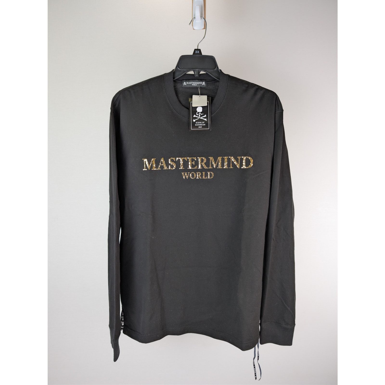 Mastermind World o1rshd1 World Mirror Logo long-sleeve T-shirt in black Size US L / EU 52-54 / 3 - 9 Thumbnail