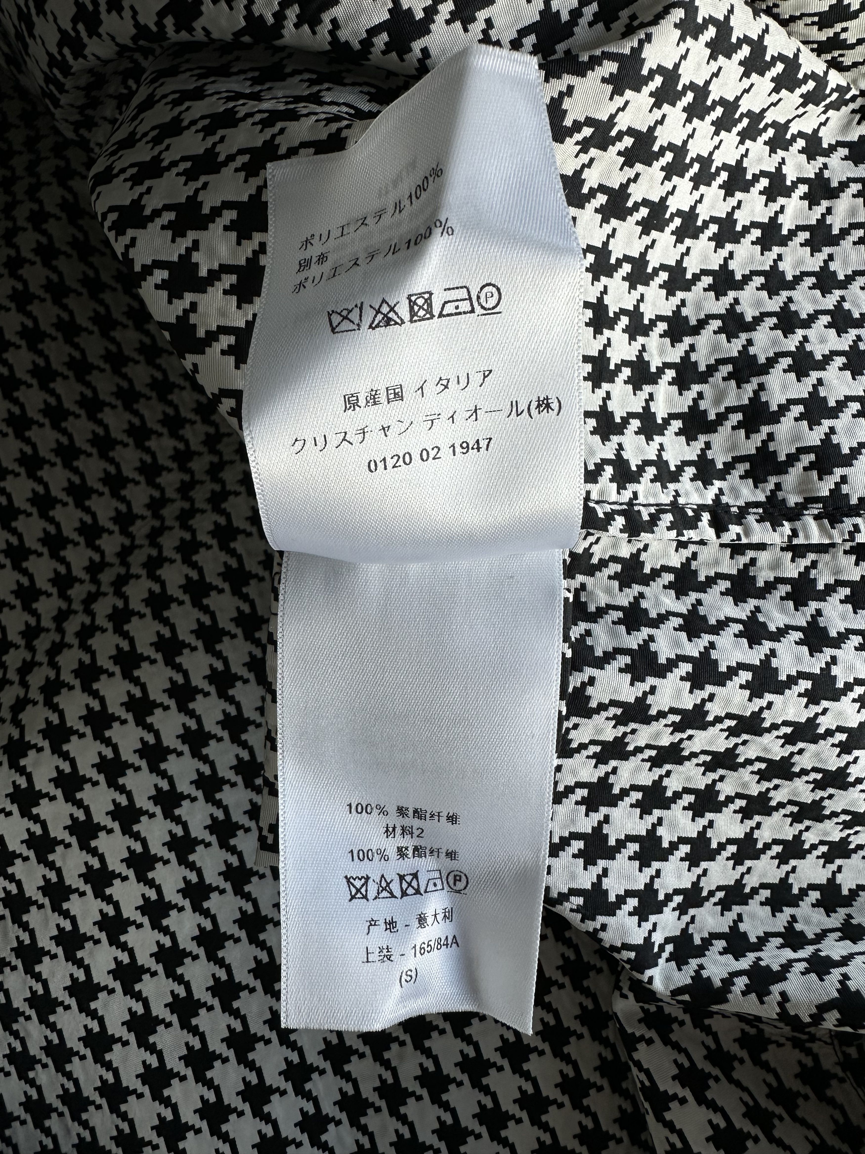 Dior Dior Black & White Houndstooth Oversized Women's Anorak Size M / US 6-8 / IT 42-44 - 6 Thumbnail