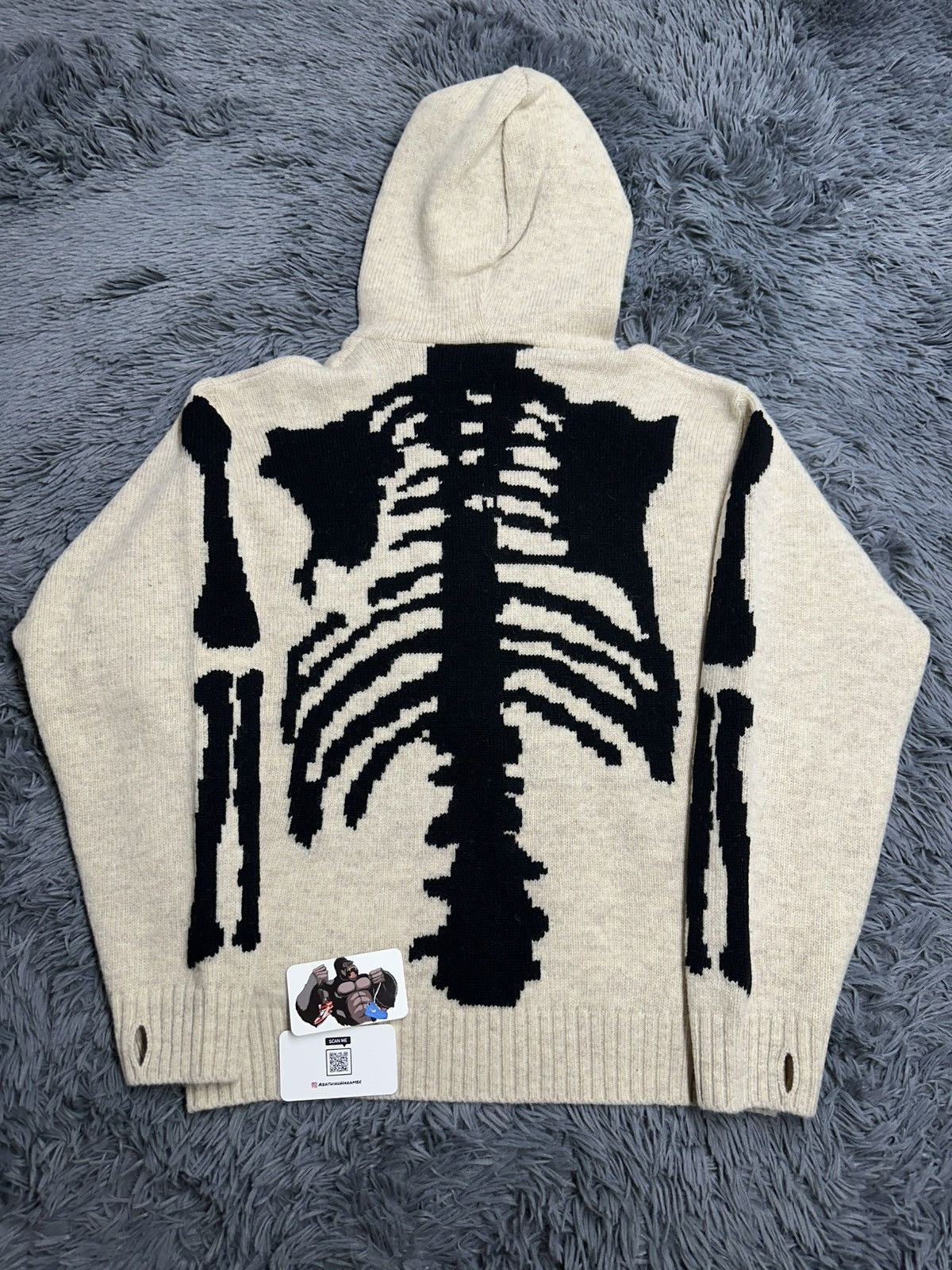 Kapital Kapital 5G Wool Bone Hooded Sweater Beige Size US S / EU 44-46 / 1 - 2 Thumbnail