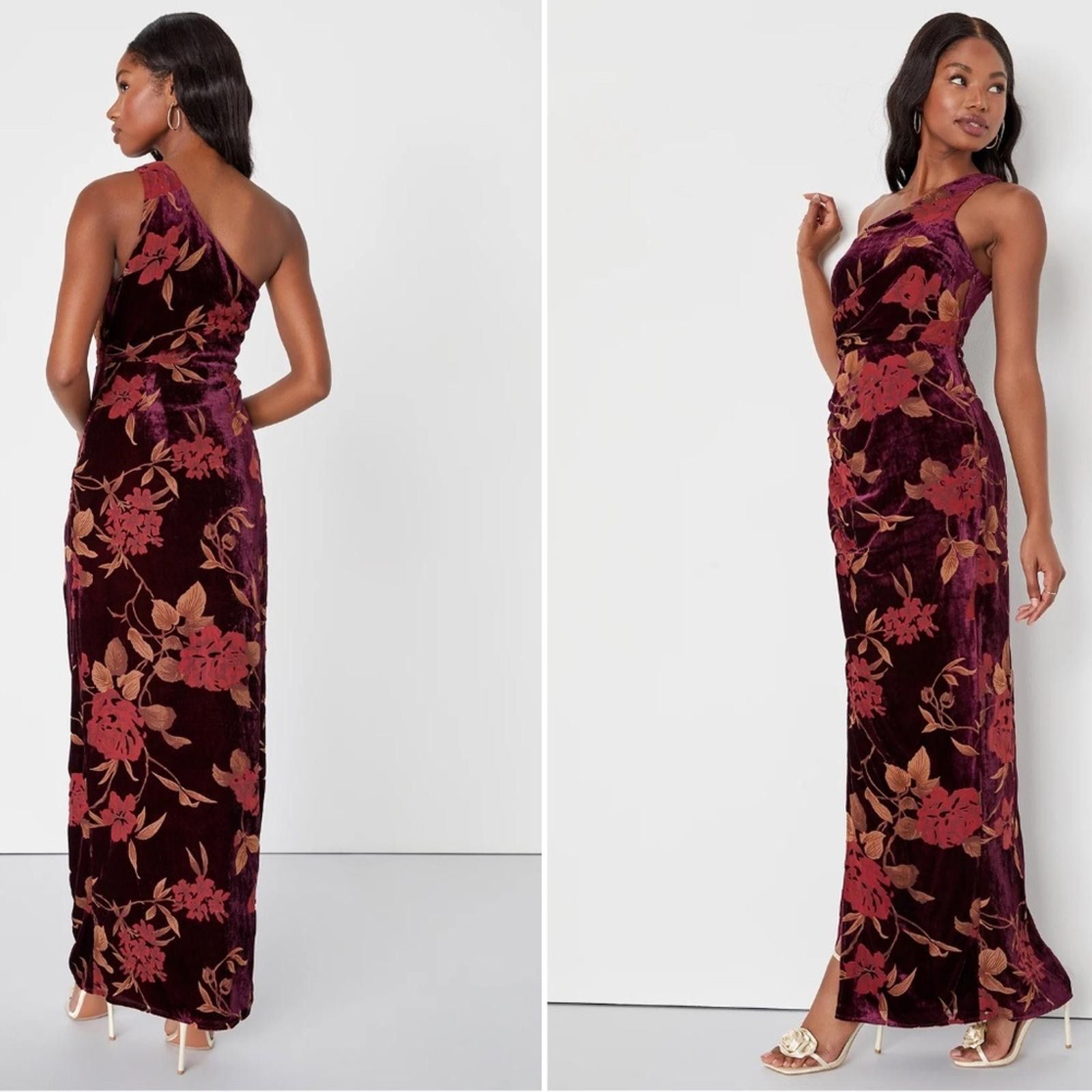 Lulus LULU's Floral Sexy Elegant Prom Wedding Chic Floral Maxi Size L / US 10 / IT 46 - 4 Thumbnail
