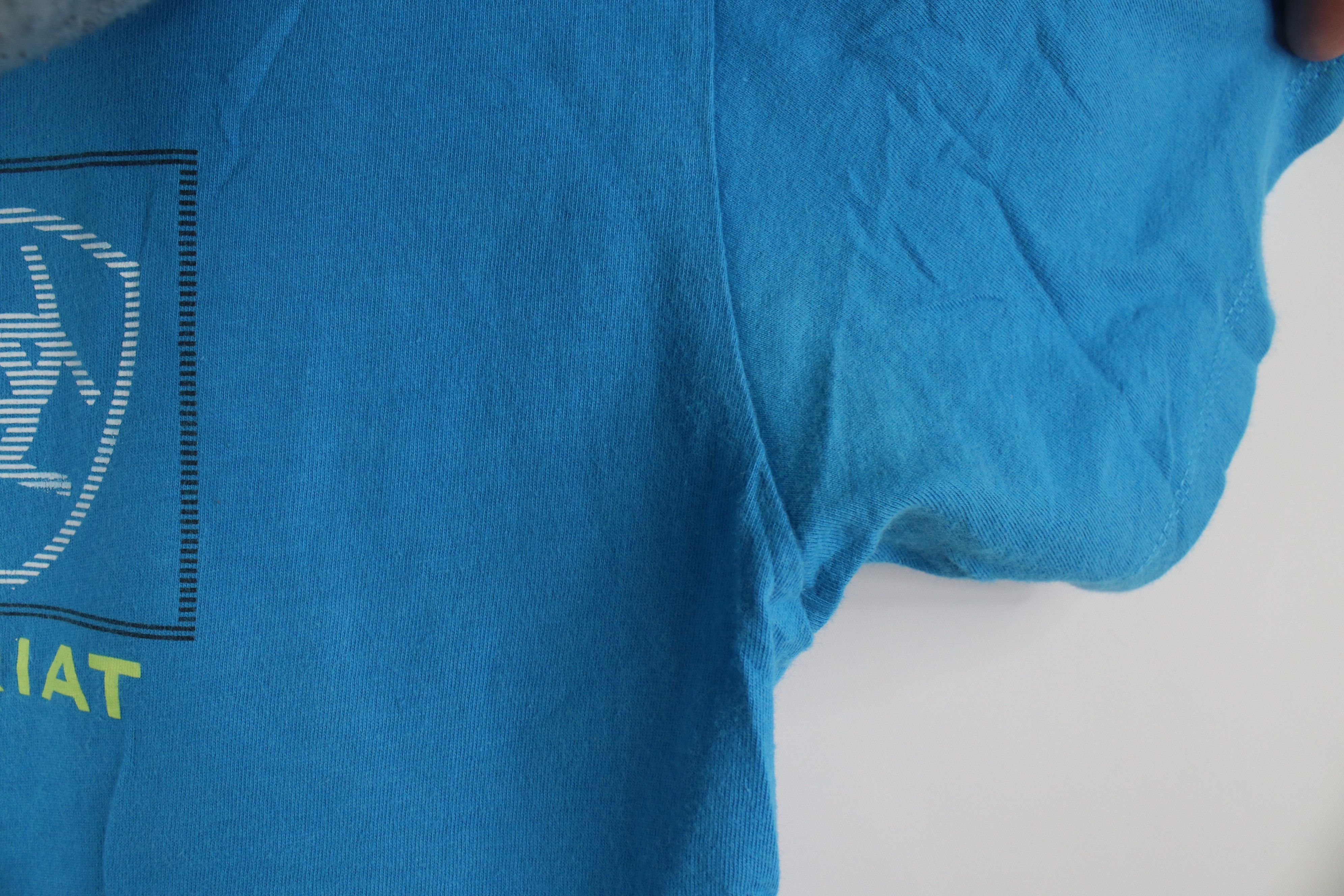 Ariat × Vintage Ariat Faded Spell Out Workwear Short Sleeve T-Shirt Blue Size US M / EU 48-50 / 2 - 7 Thumbnail