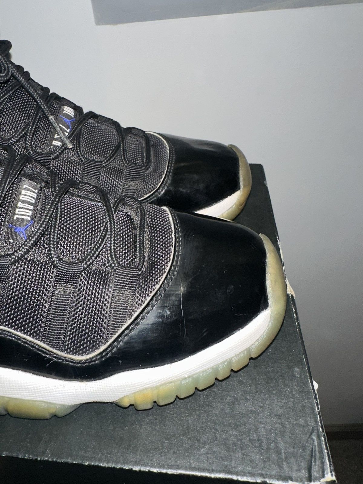 Jordan Brand Jordan retro 11 “space jam” size7 gs Size US 7 / EU 40 - 2 Thumbnail