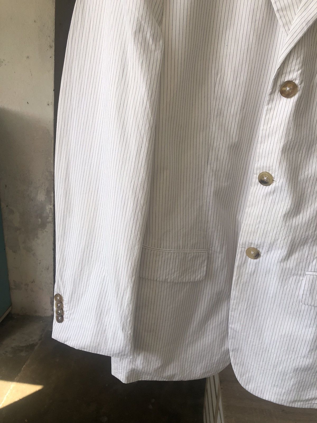 Jil Sander Jil Sander Marisa s Stripe Single Breasted Blazer Size US M / EU 48-50 / 2 - 8 Thumbnail