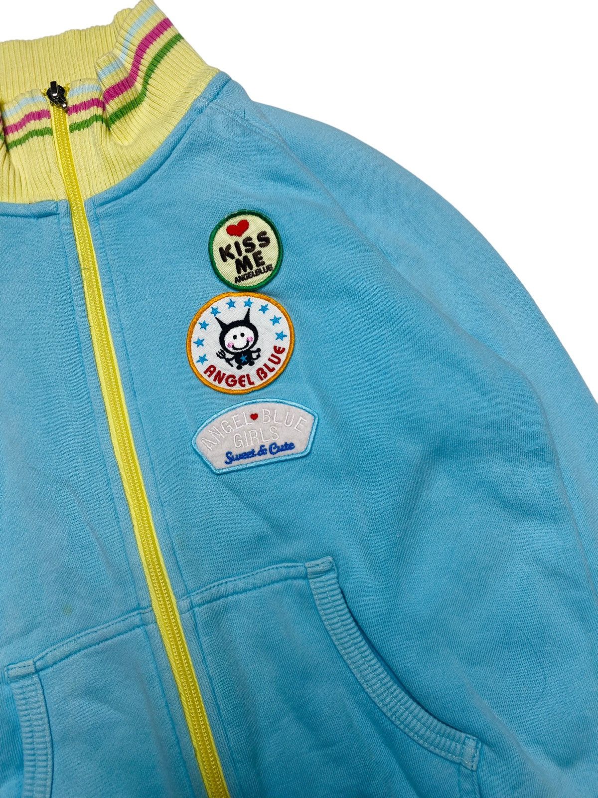 Angel Blue 2000s Angel Blue -Skate Track Top Jacket Size M / US 6-8 / IT 42-44 - 6 Thumbnail