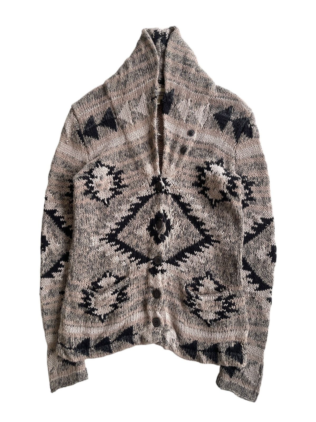 Denim & Supply Ralph Lauren RL Cable Knit Native Cardigan Size US S / EU 44-46 / 1 - 3 Thumbnail