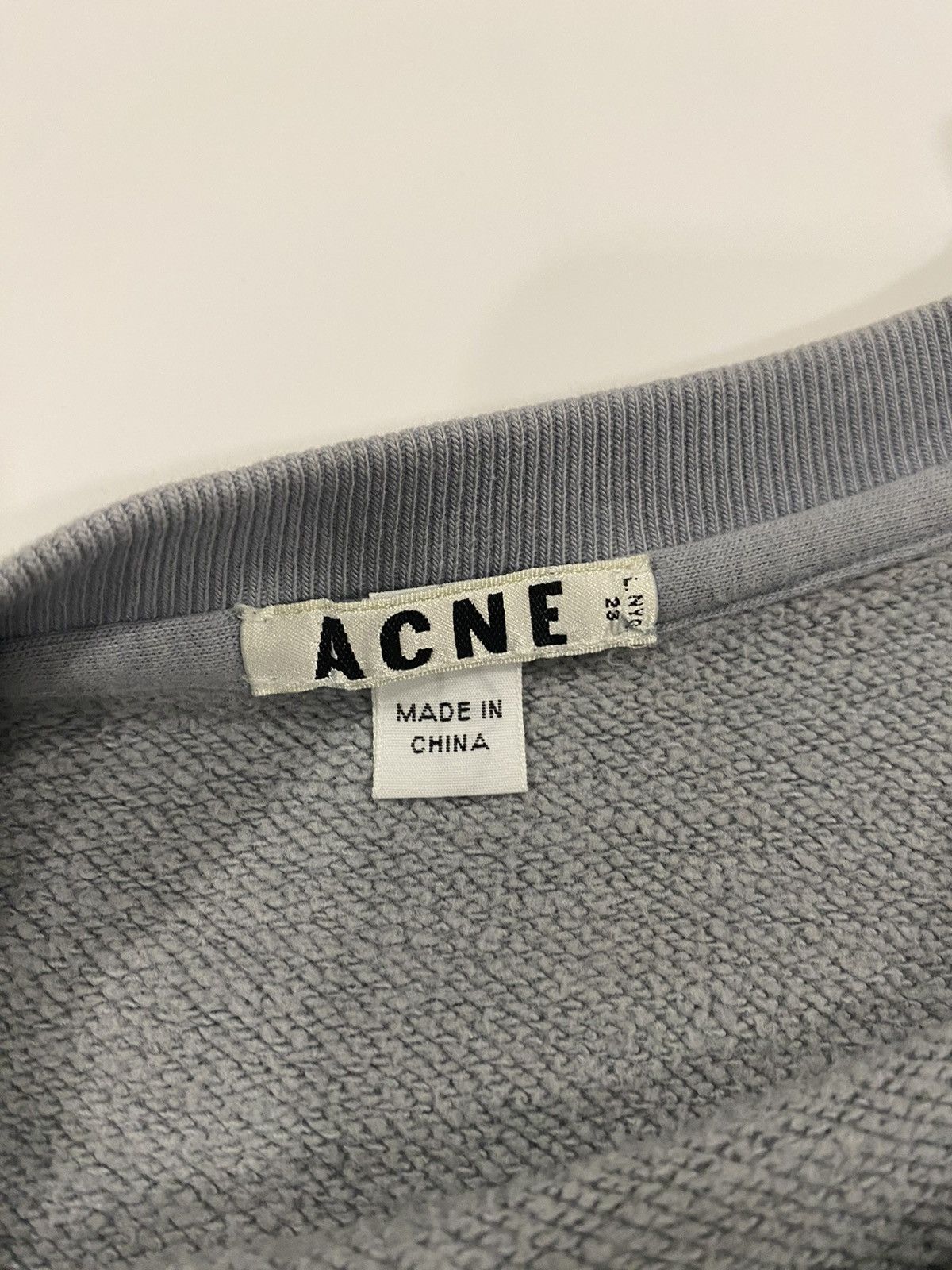 Acne Studios Acne studios Grey Crewneck Size US XL / EU 56 / 4 - 11 Thumbnail