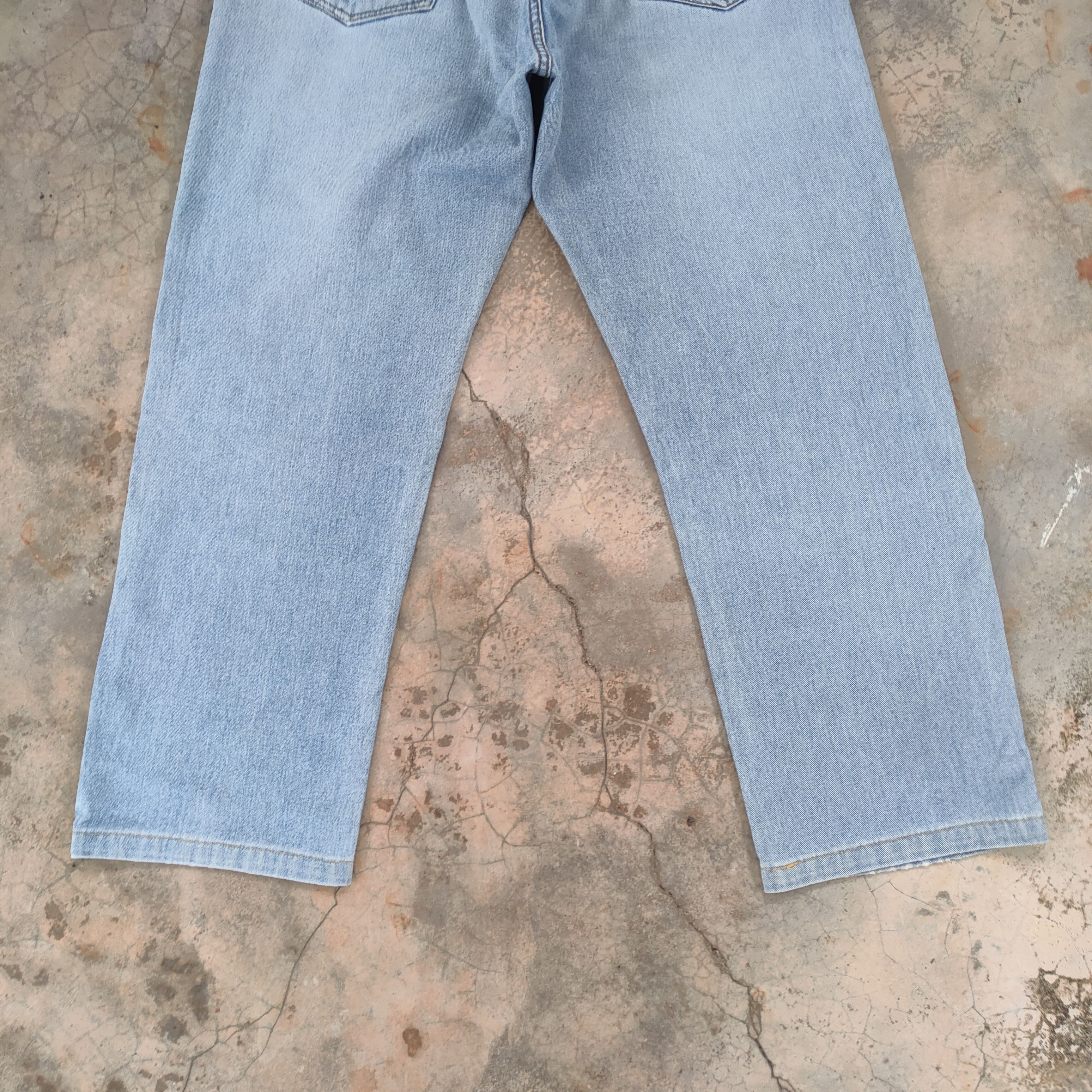 Japanese Brand × Jean × Vintage W32 VINTAGE JAPANESE FADED DISTRESSED RIPPED JEAN PANTS Size US 32 / EU 48 - 10 Thumbnail