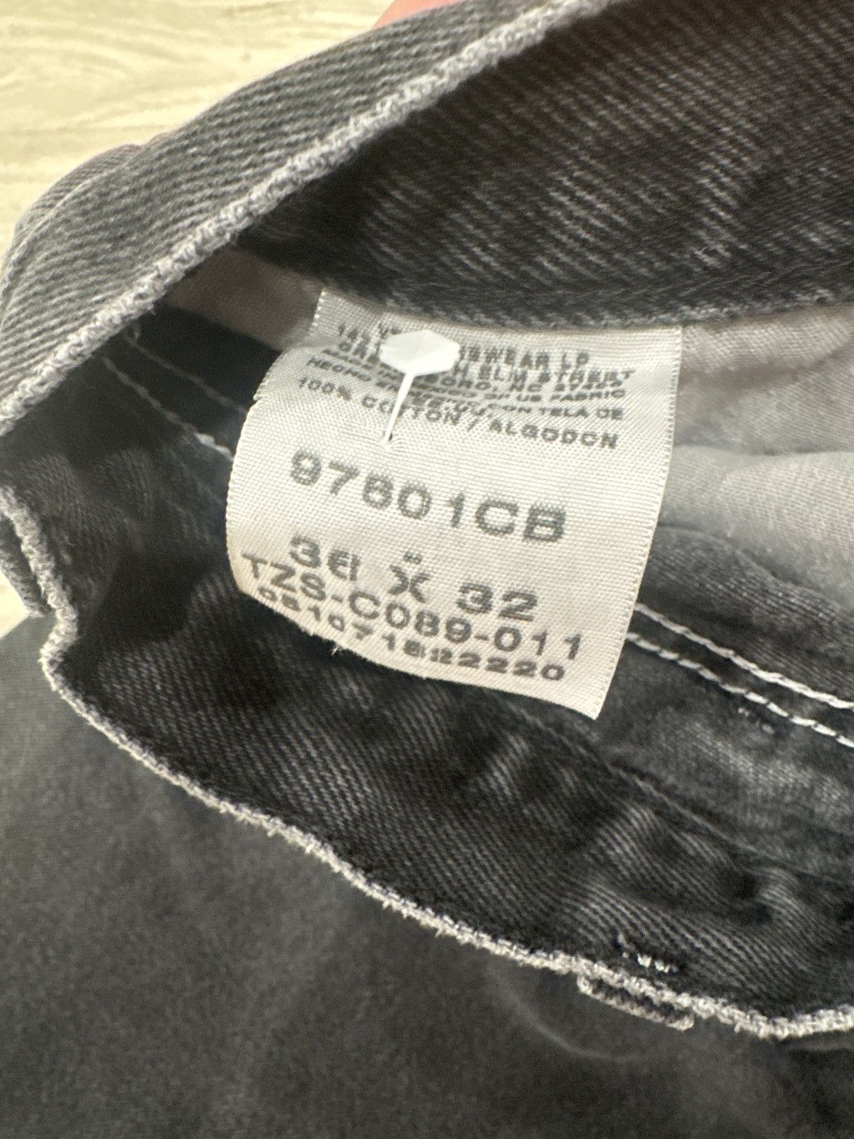 Wrangler Washed Black Denim Wrangler Pants Size US 36 / EU 52 - 7 Thumbnail