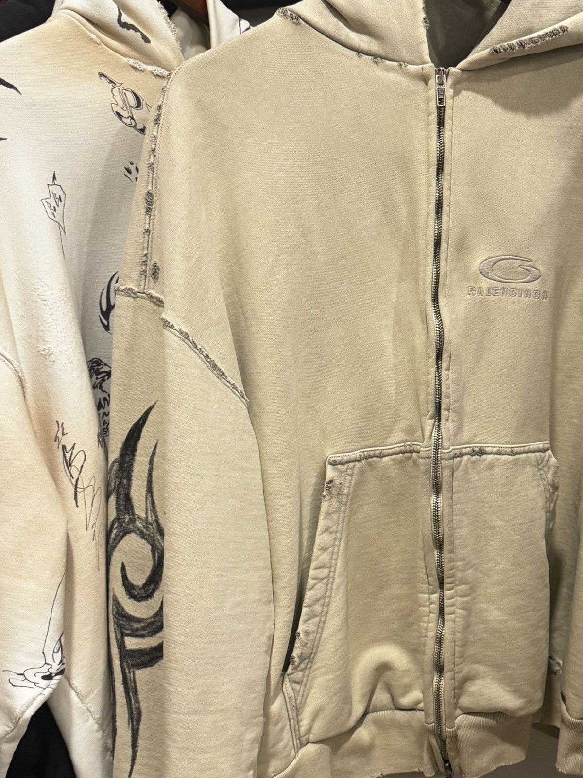Balenciaga Y2K Hoodie Size US L / EU 52-54 / 3 - 4 Thumbnail