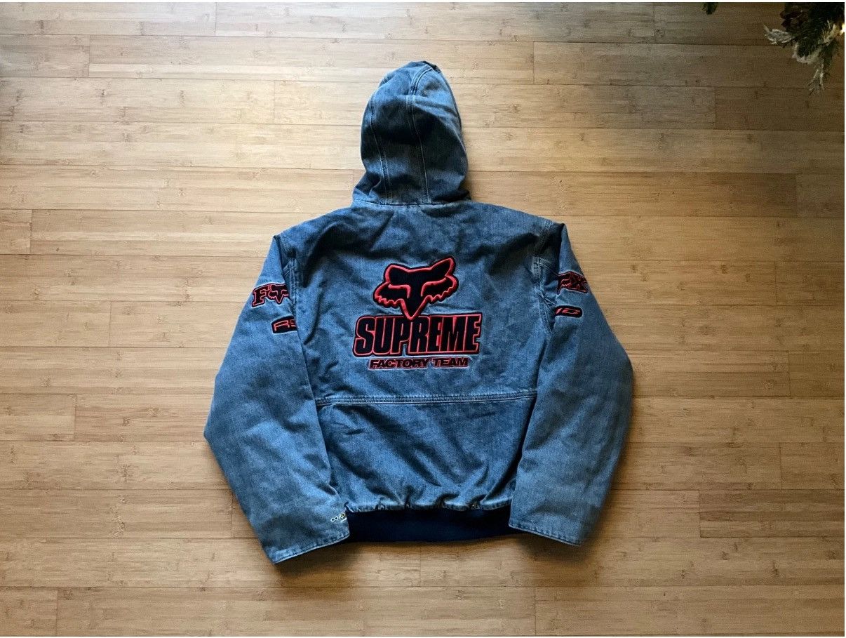Fox Racing × Supreme Supreme X Fox Racing Hooded Work Jacket Size US M / EU 48-50 / 2 - 6 Thumbnail