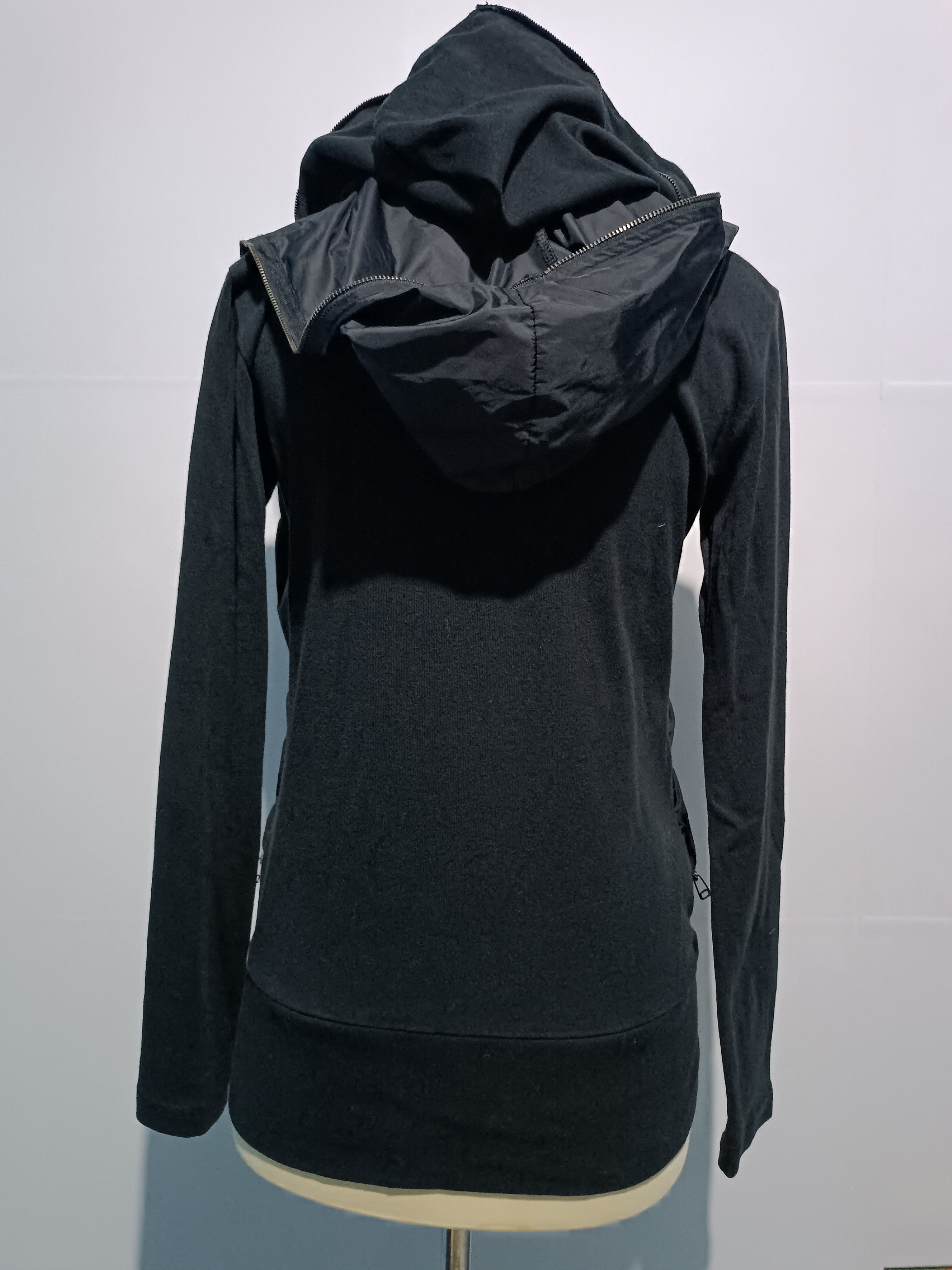 Japanese Brand Ganjil Style Fitted Hoodie Cotton with Nylon Size ONE SIZE - 4 Thumbnail