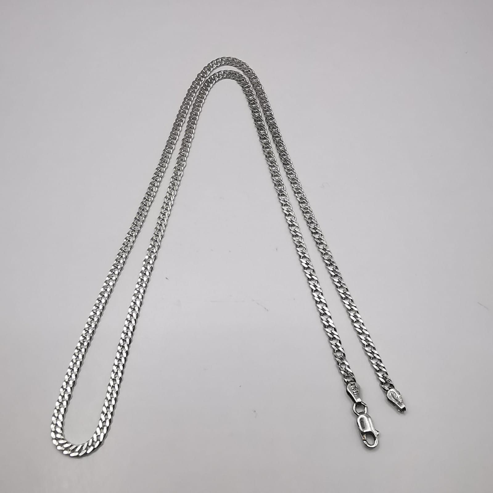 Sterling Silver Vintage Chain,925 Sterling Silver,Signed ,Handmade 14,89g Size ONE SIZE - 5 Thumbnail