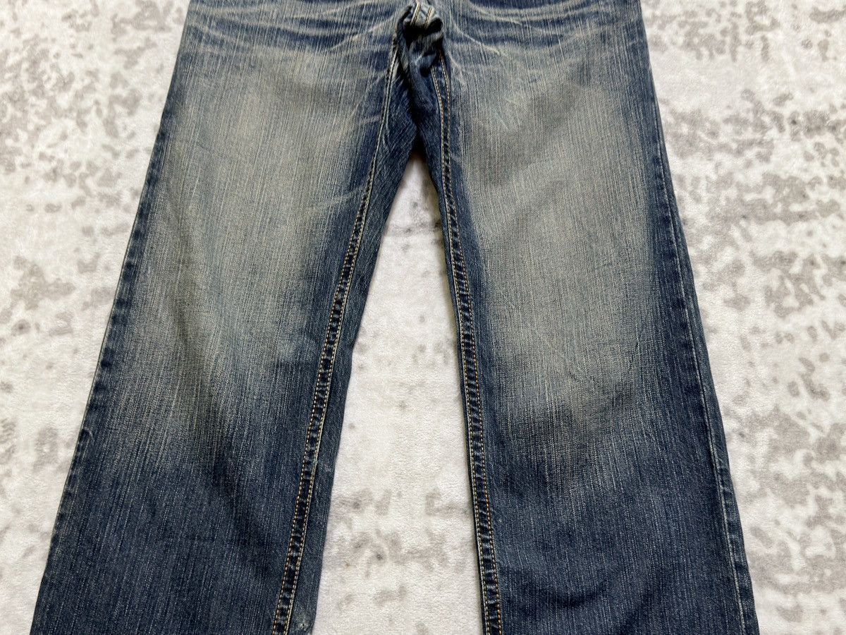Edwin Vintage Edwin Western Suede Pocket Mud Wash Straight Denim Size US 27 - 7 Thumbnail