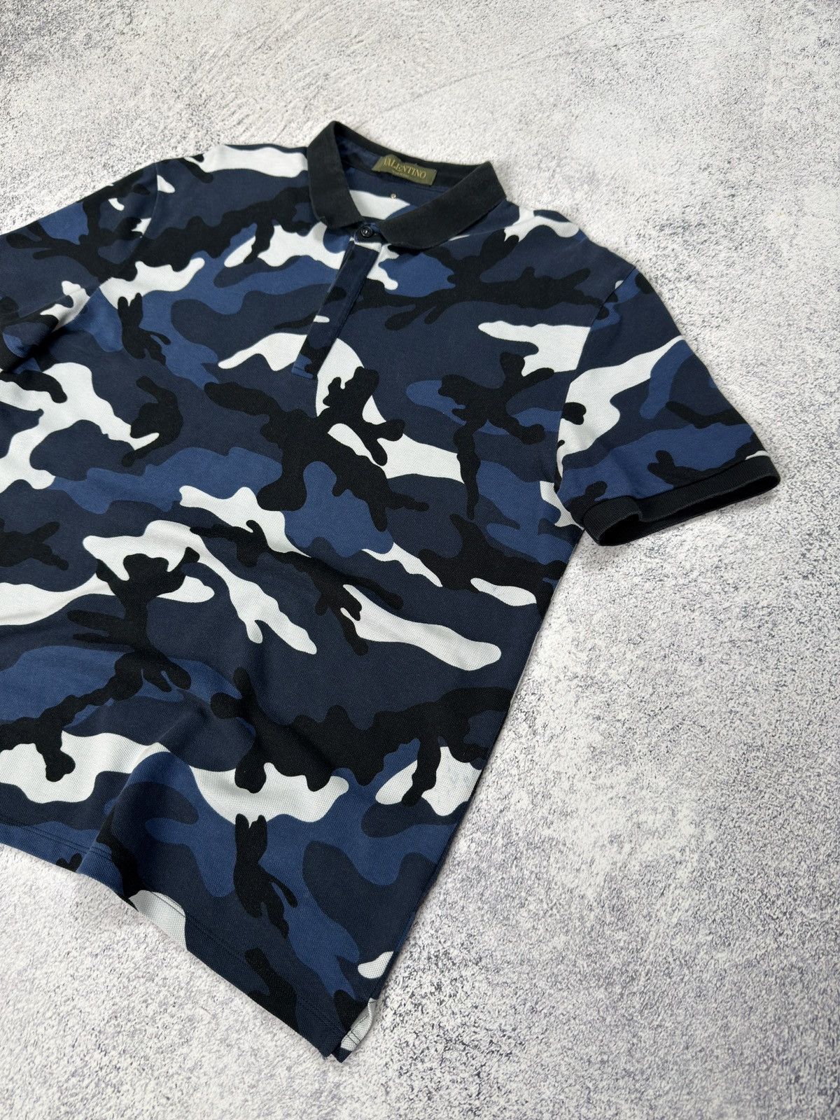 Valentino Valentino Garavani All-over Camouflage Polo Made in Italy Size US XXL / EU 58 / 5 - 3 Thumbnail