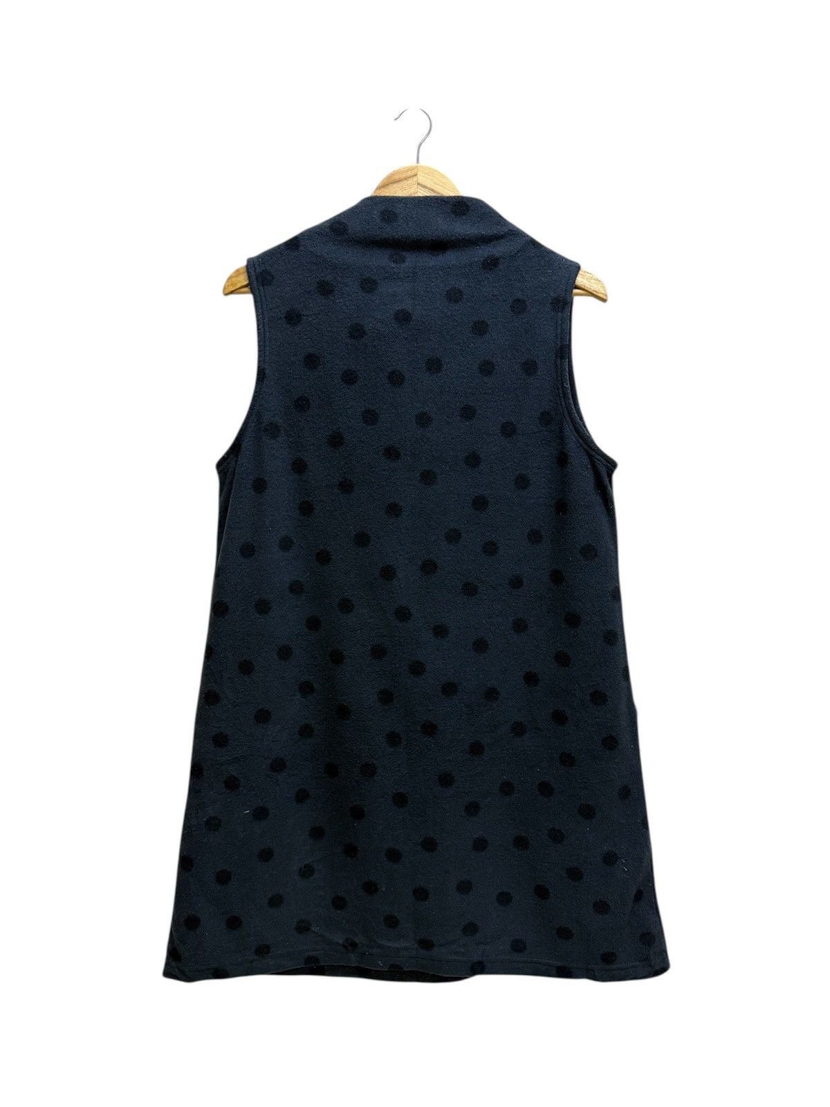 Yohji Yamamoto Y’s for living polkadot turtle neck fleece tunic dress Size M / US 6-8 / IT 42-44 - 2 Thumbnail