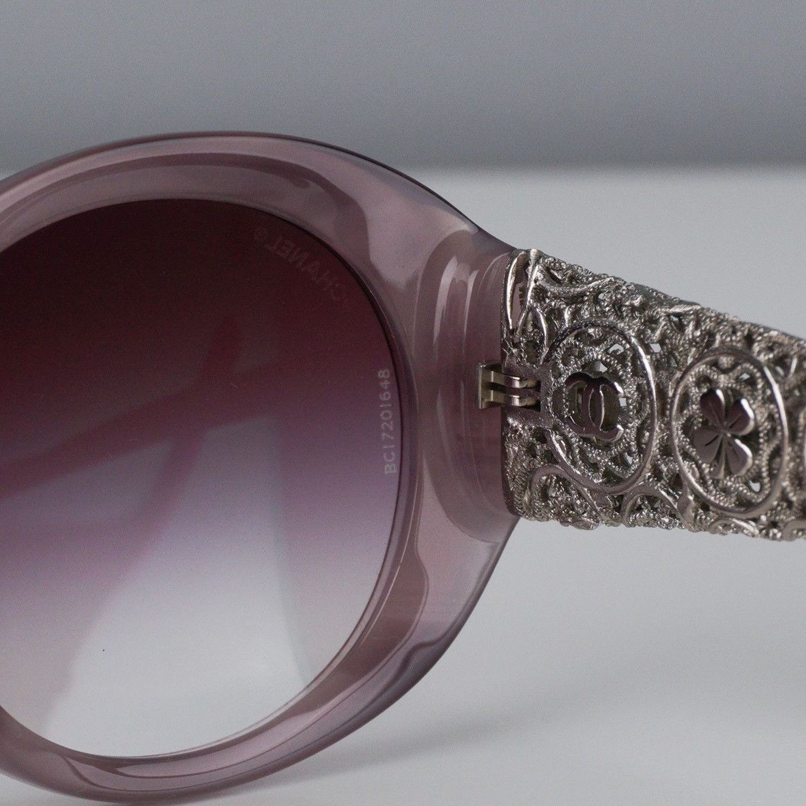 Chanel Vintage chanel floral cc logo oval rose sunglasses Size ONE SIZE - 7 Thumbnail