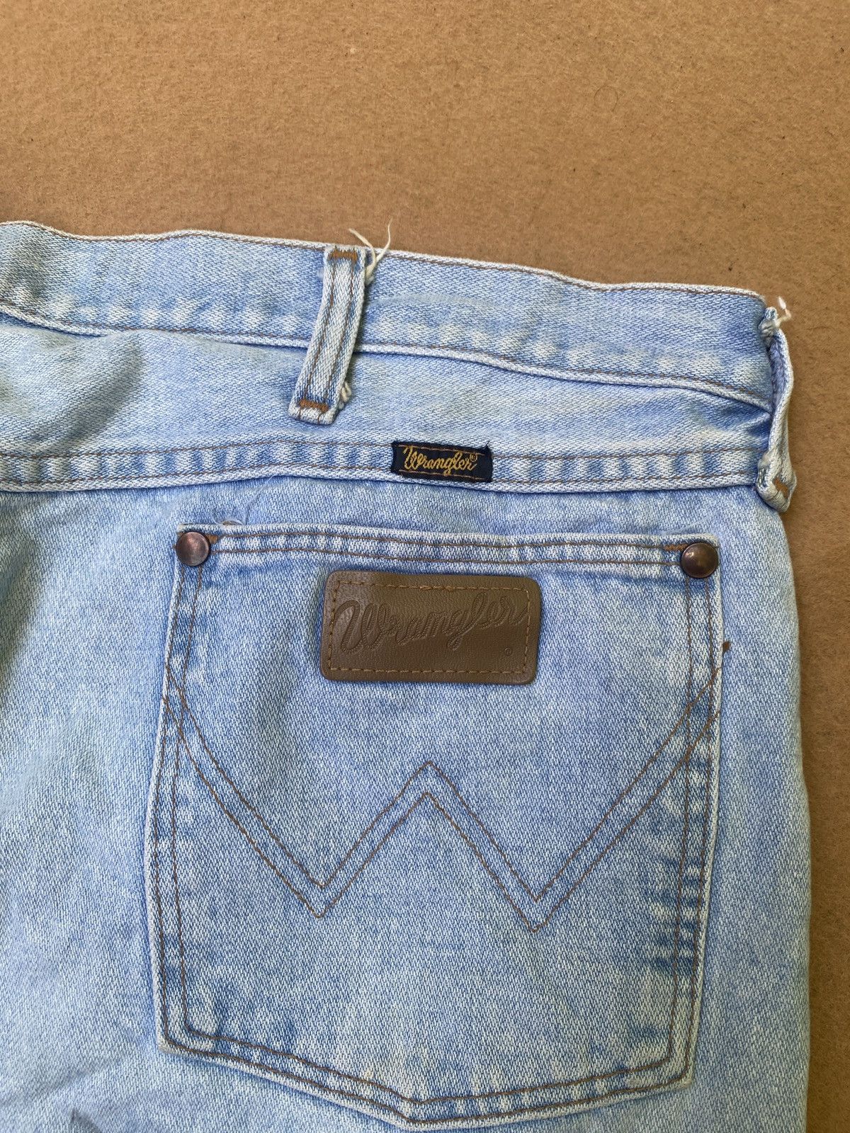 If Six Was Nine × Le Grande Bleu (L.G.B.) × Wrangler Vintage Wrangler straight cut denim Size US 42 / EU 58 - 5 Thumbnail